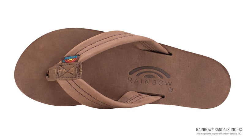 Rainbow Sandals Women's Single Layer Premier Leather Sandal, Expresso, Ladies Large / 7.5-8.5 B(M) US - Image 3